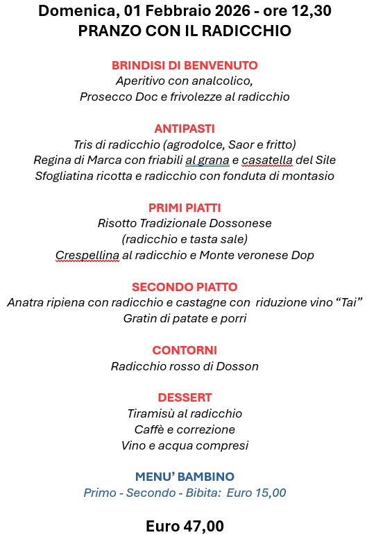 02 1 febbraio domenica pranzo